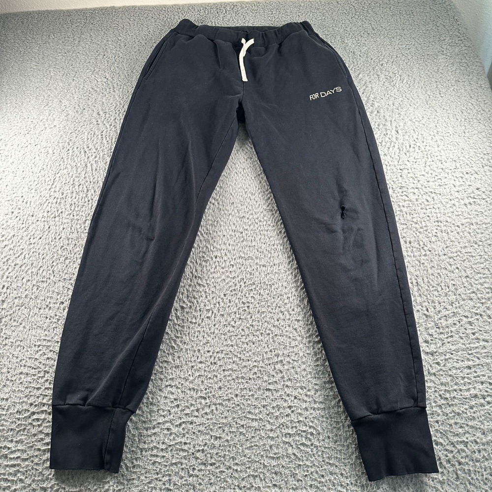 For Days Sweatpants Unisex M Navy Organic Cotton Jogger Made‎ in LA Flaw